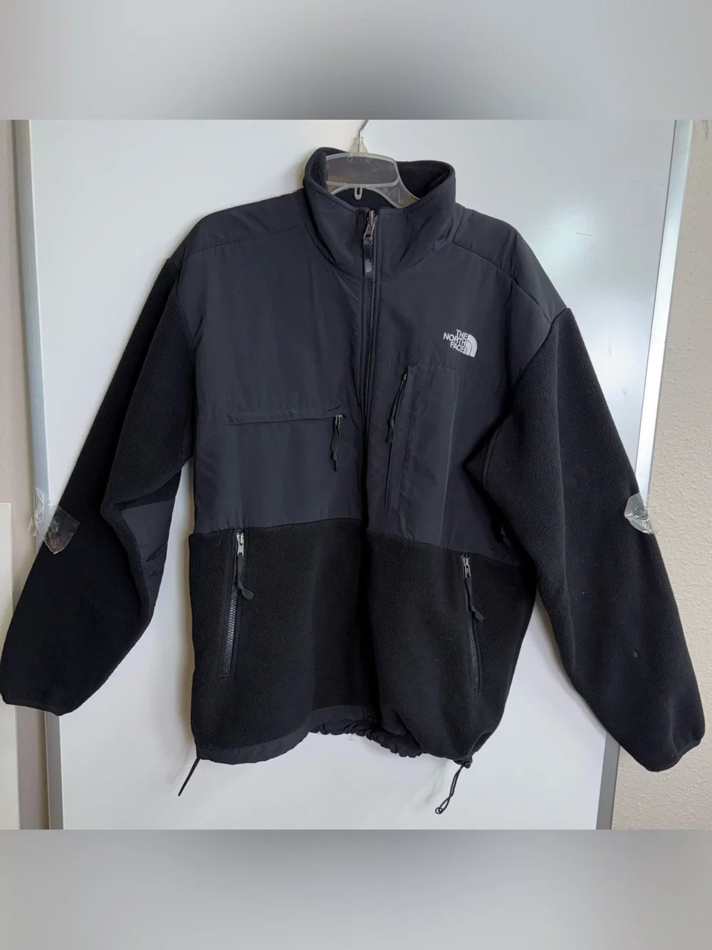 The North Face Denali Fleece Jacket Mens Large Black Polartec Zip Full A193